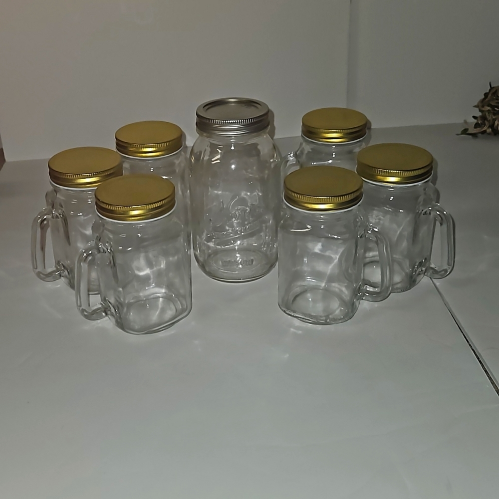 Set of Mason jars